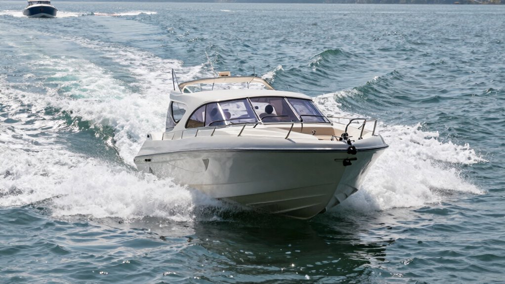 adjust course for wake conditions