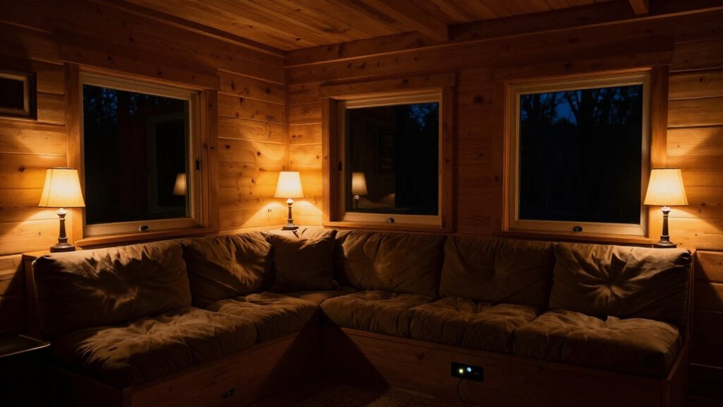 adjust dimmer gradually use red light