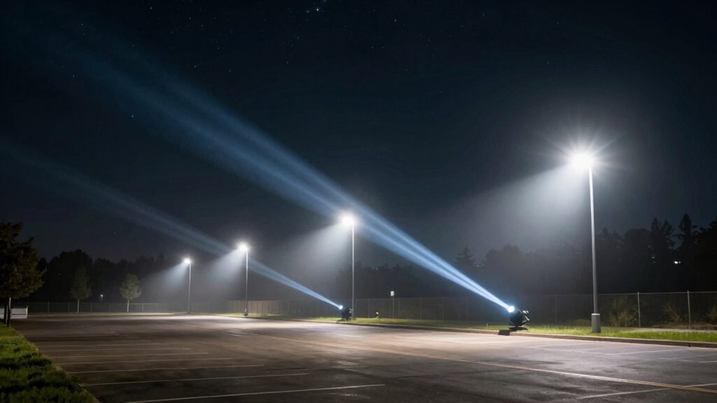 aim lights away safely