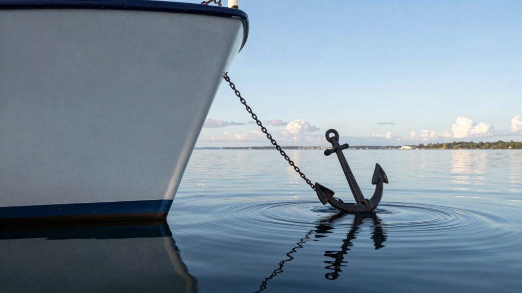 anchor dragging visual signs