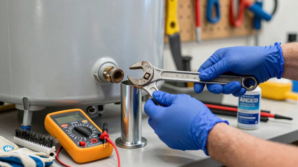 anode replacement tools and supplies