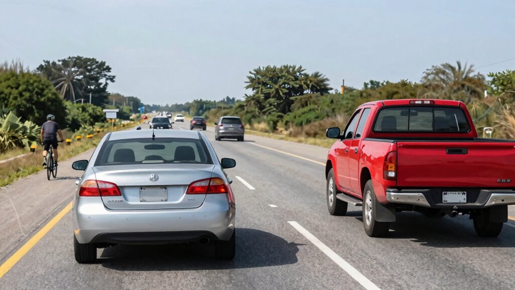 assess traffic gaps safely