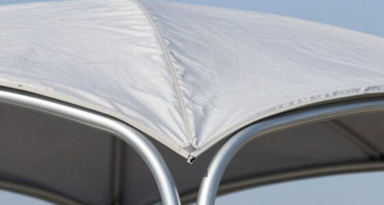 bimini frame wind stress