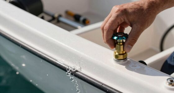 bleeding boat water lines