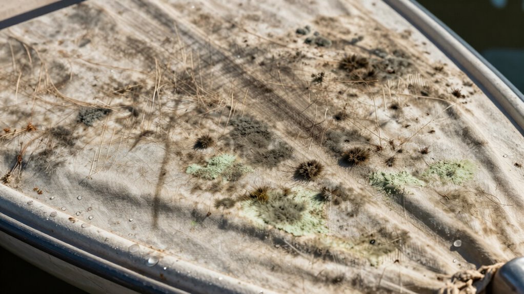 boat fabric mold removal
