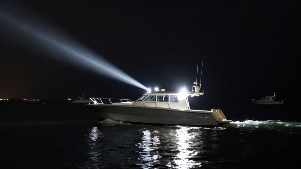 boat lighting glare correction