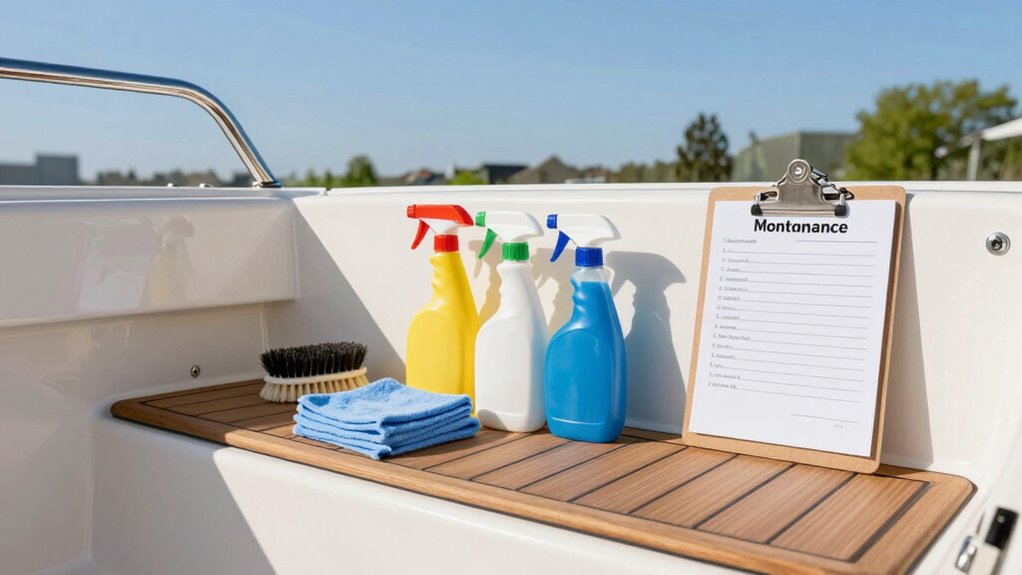 boat maintenance scheduling checklist