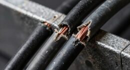 chafe points damage wiring