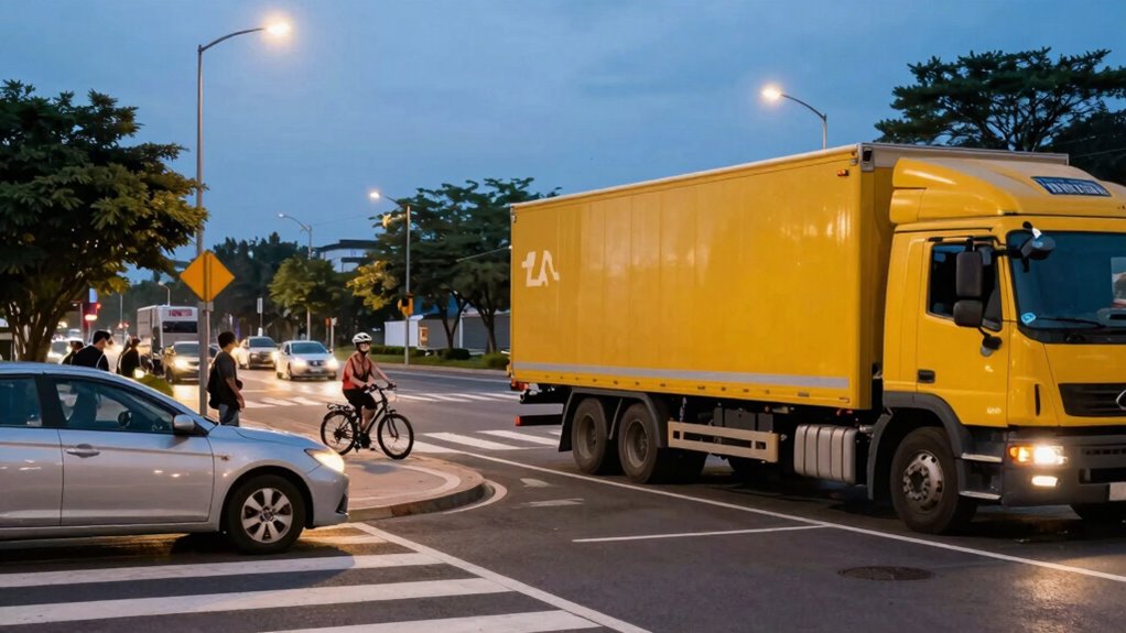 check blind spots thoroughly