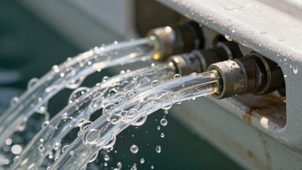 check for leaks and traps