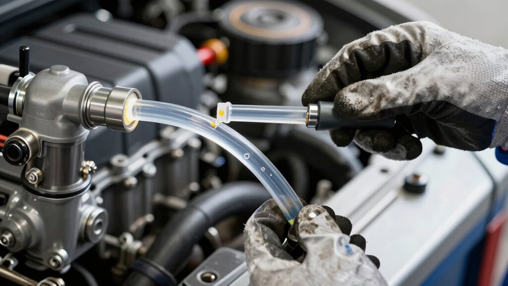 check fuel system priming