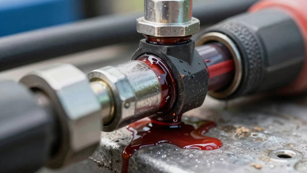 check hydraulic fluid levels