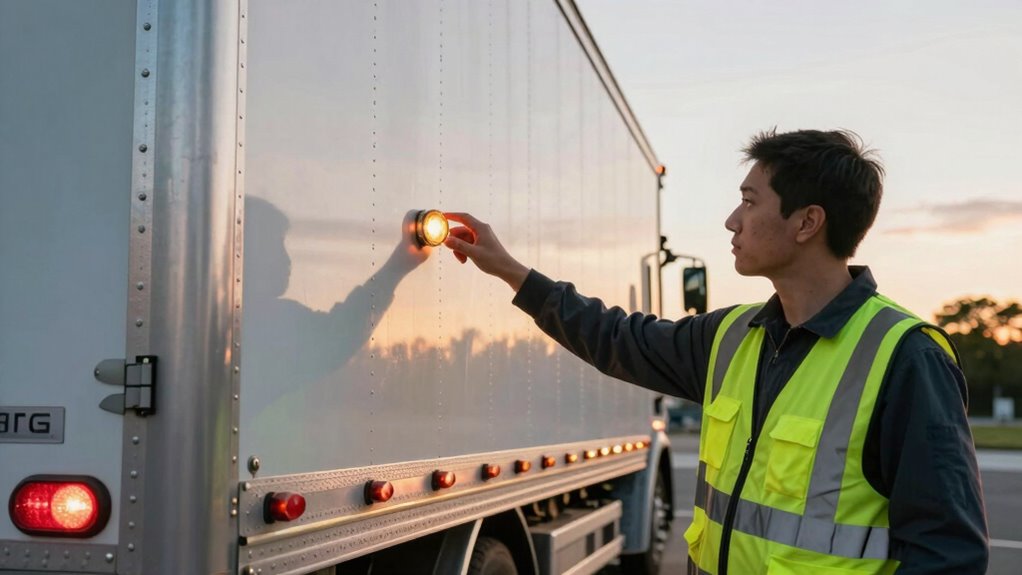 check trailer lights regularly