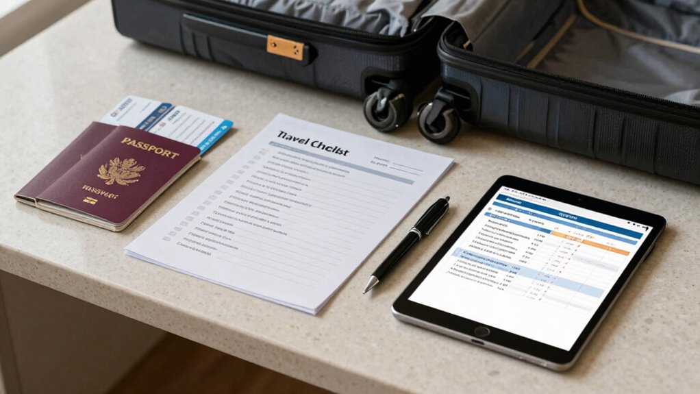 check travel documents thoroughly