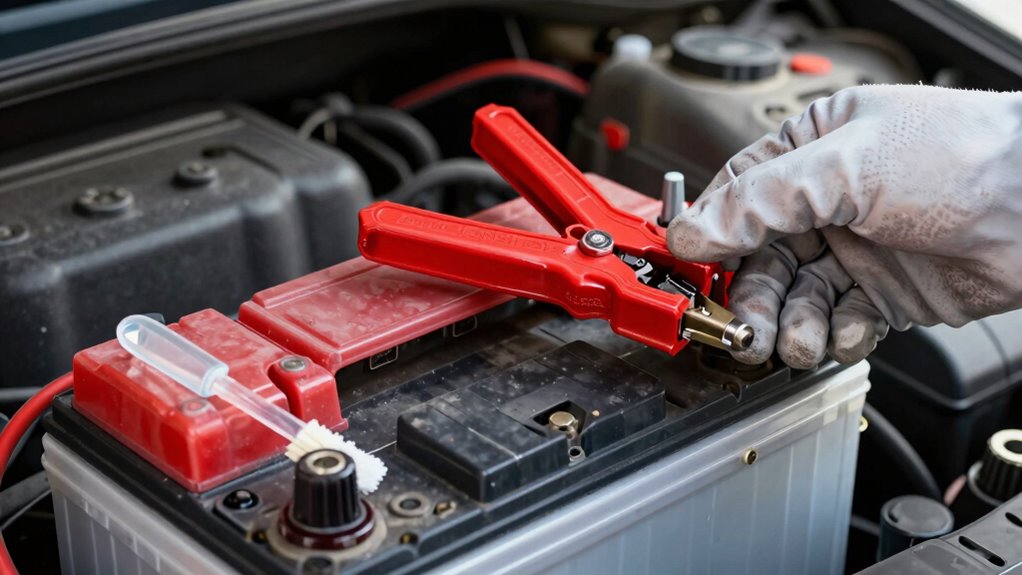 clean terminals prevent corrosion