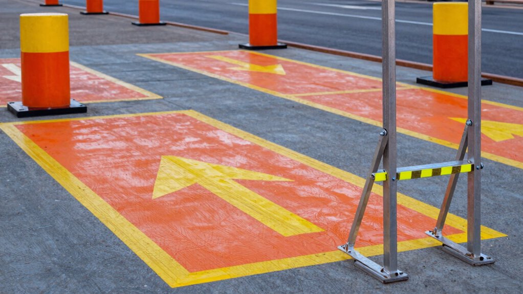 clear reflective signage placement