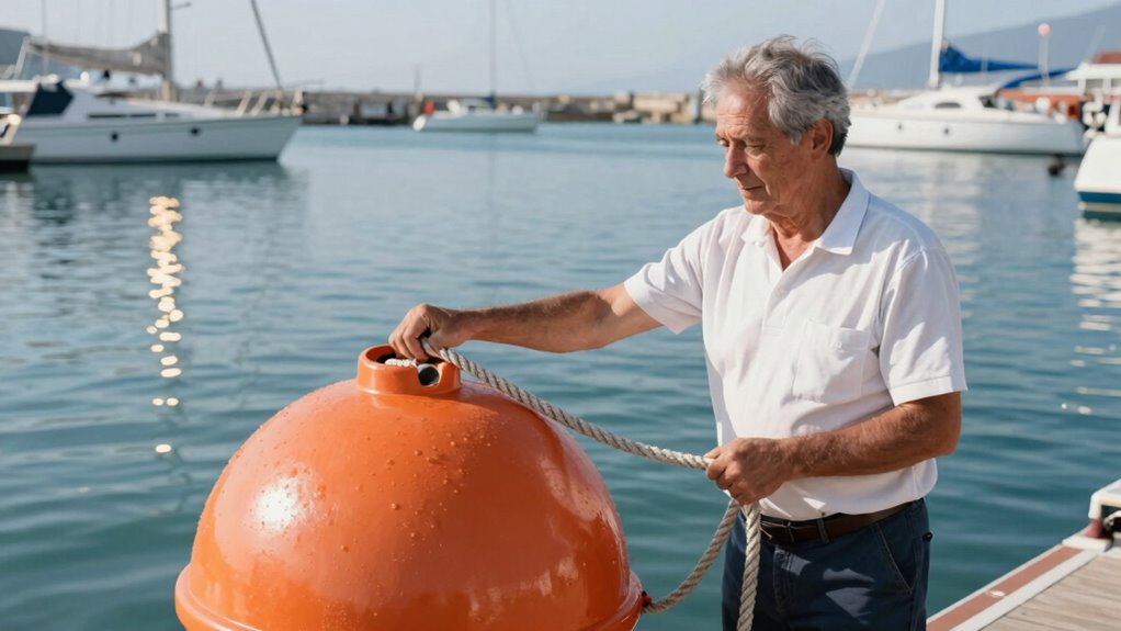 clear signals ensure safe mooring