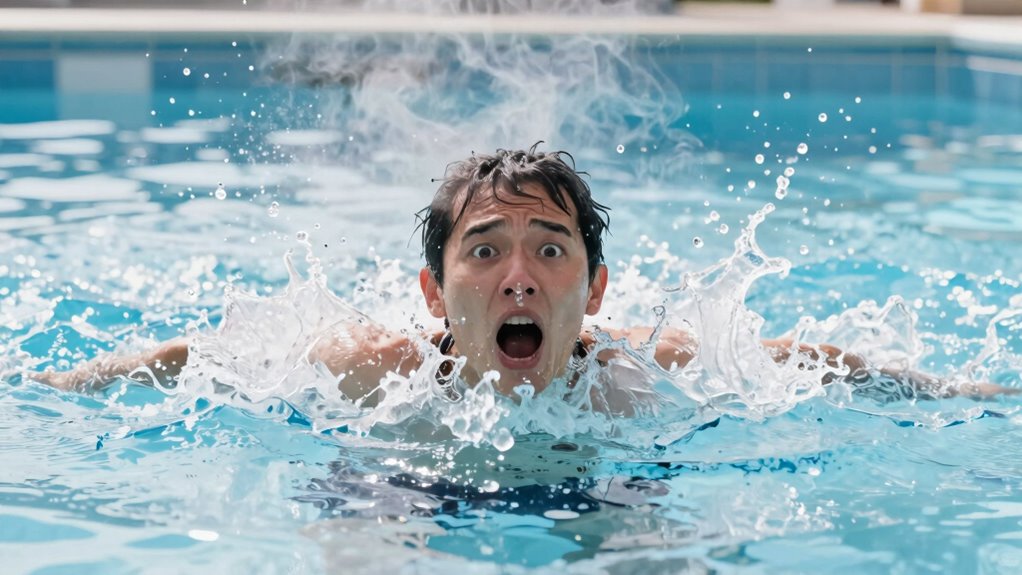 cold water triggers rapid breathing