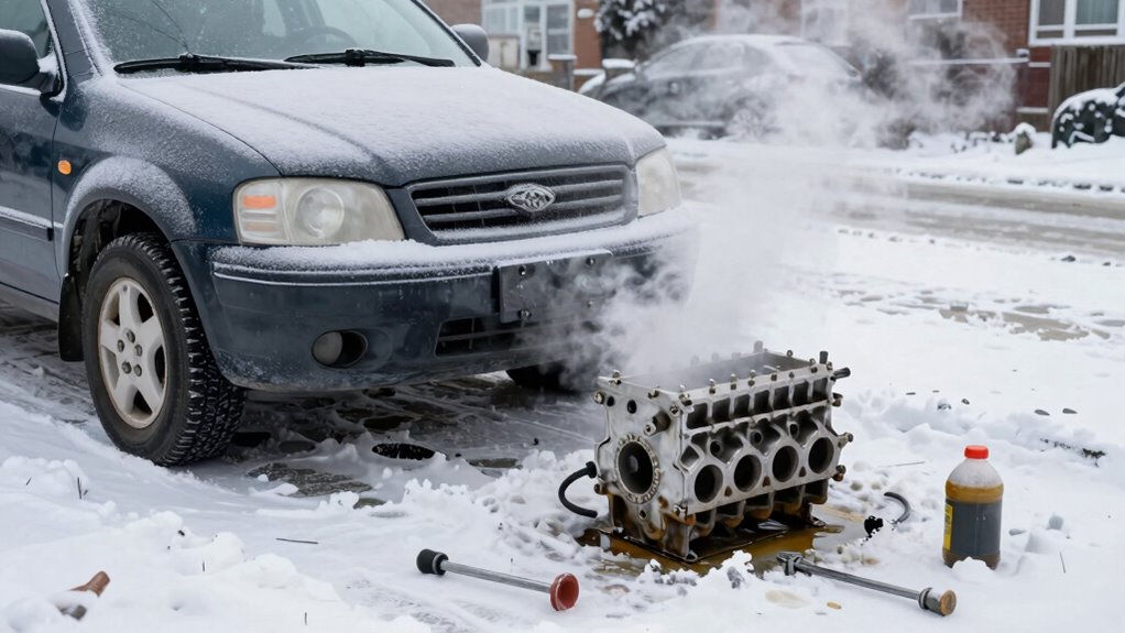 cold weather engine damage