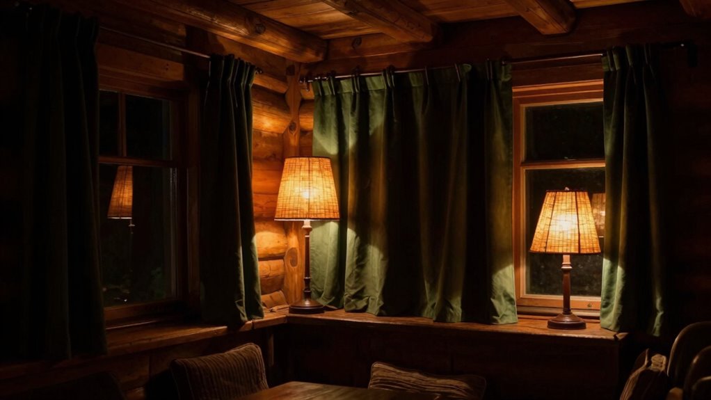 control light and cover windows
