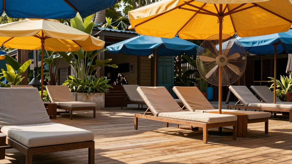 cooler reflective outdoor decking