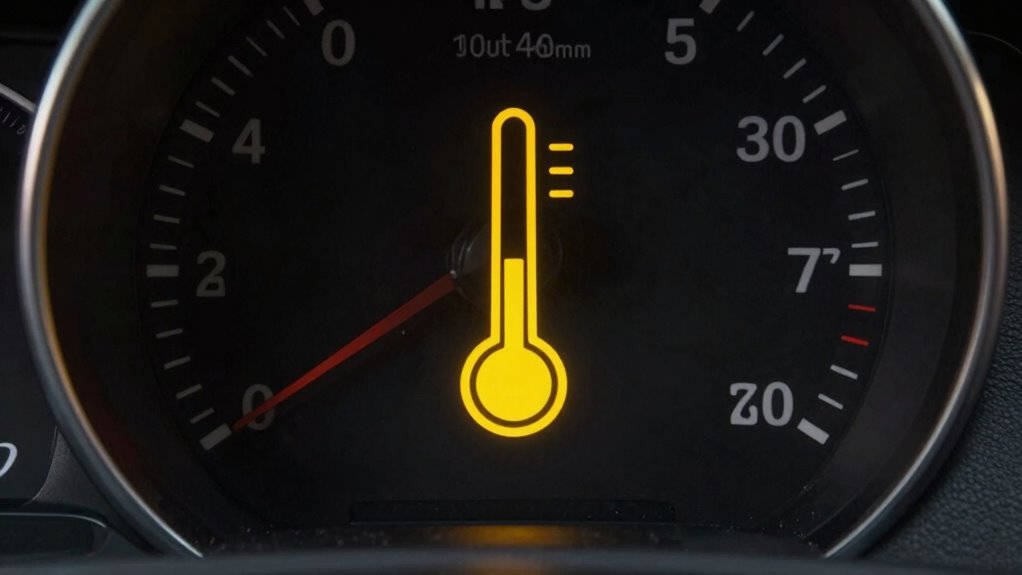 cooling system warning sign