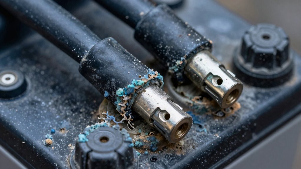 corrosion and physical damage