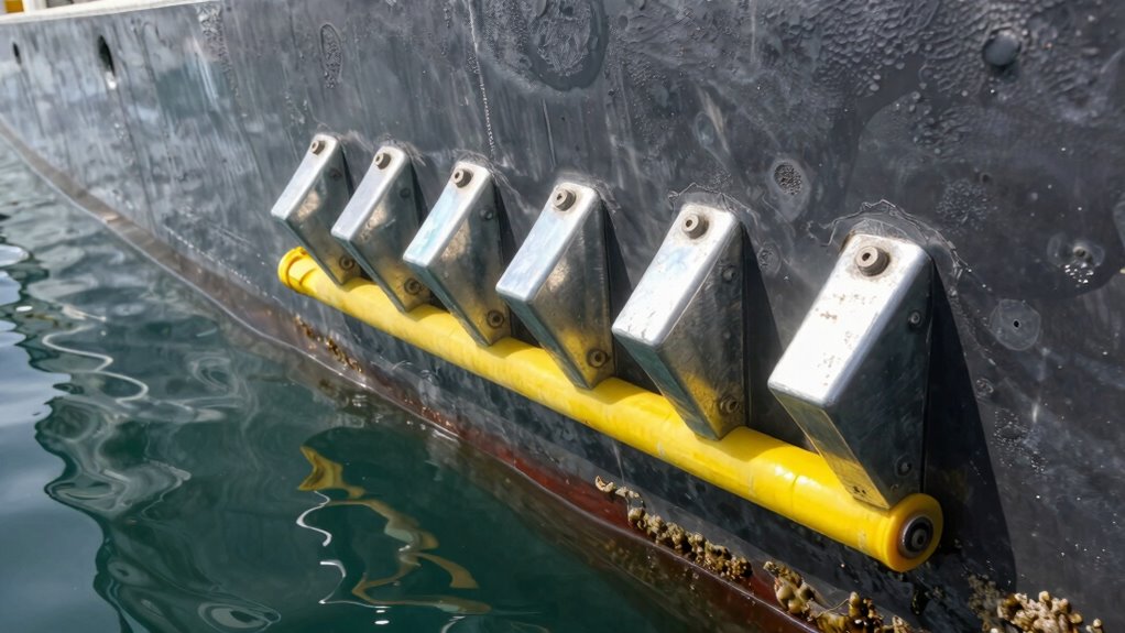 corrosion protection through sacrificial anodes