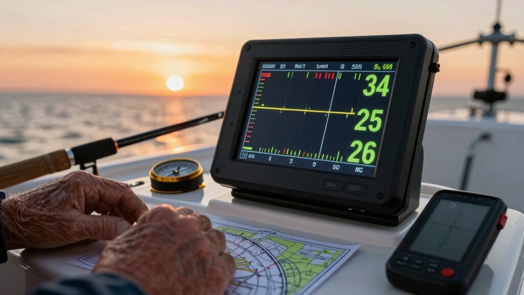 cross check water depth techniques