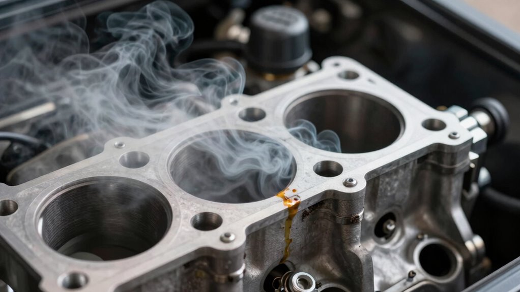 detect oil leaks and vapor