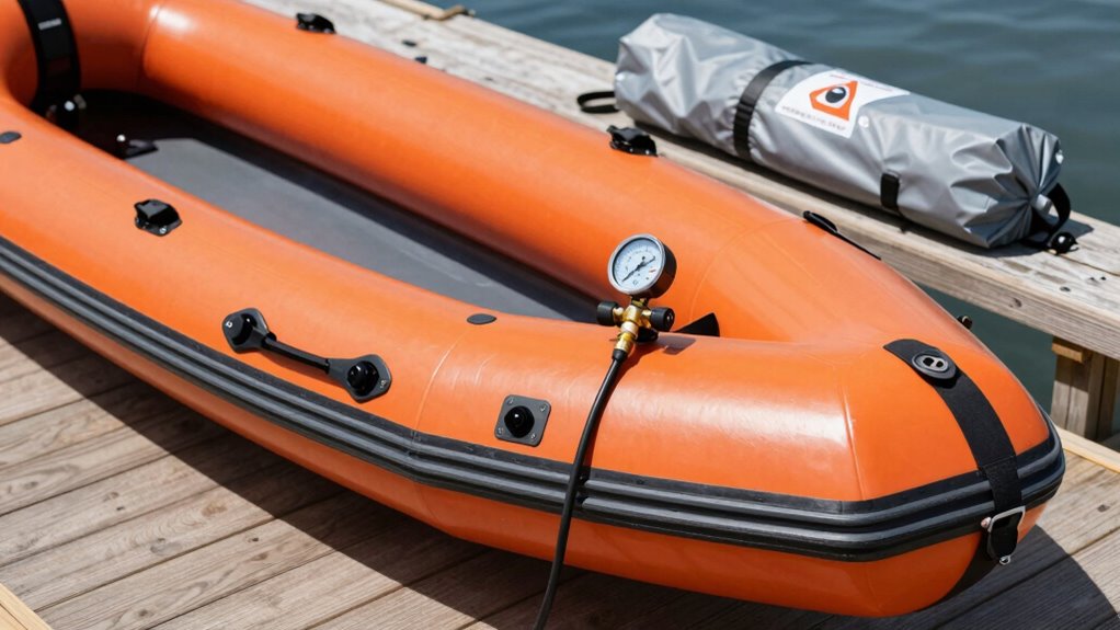 dinghy repair and inflation tools