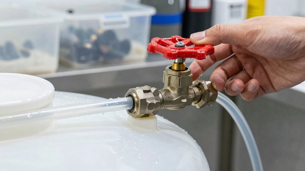 drain flush insulate pipes