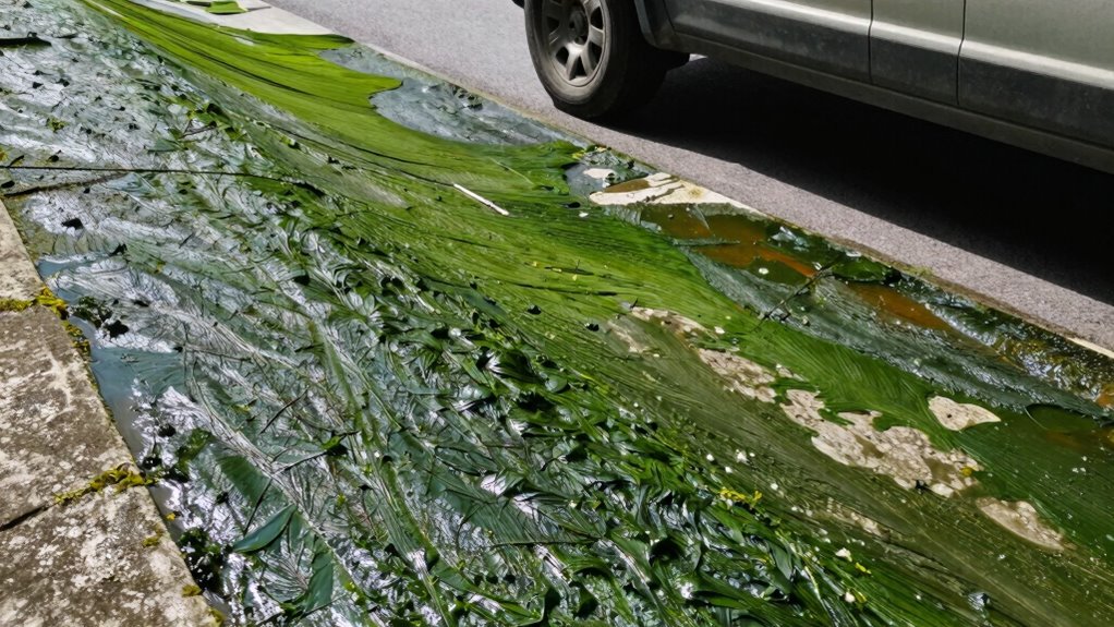 drive carefully on slippery ramps