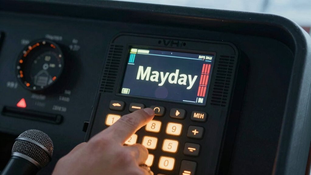 emergency vhf radio call types