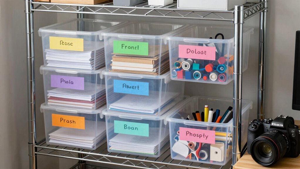 ensure clear consistent labels