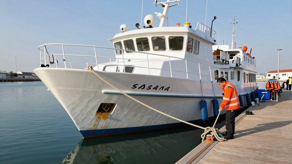 ensure safe boat unloading
