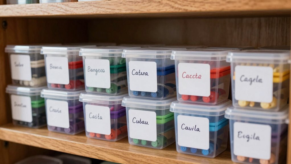 establish consistent labeling routine