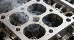 exhaust smoke from engine