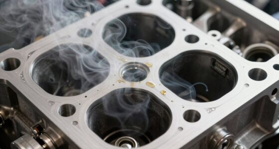 exhaust smoke from engine