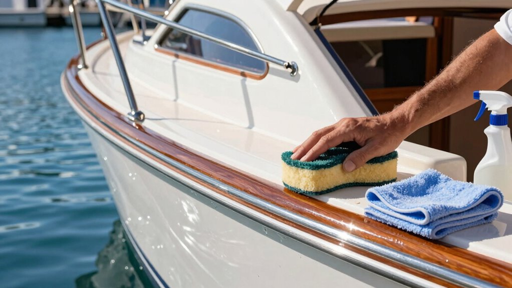exterior boat waxing routine