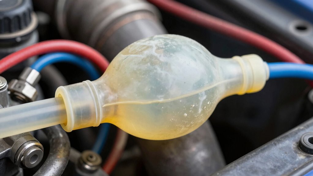 faulty check valve disrupts fuel