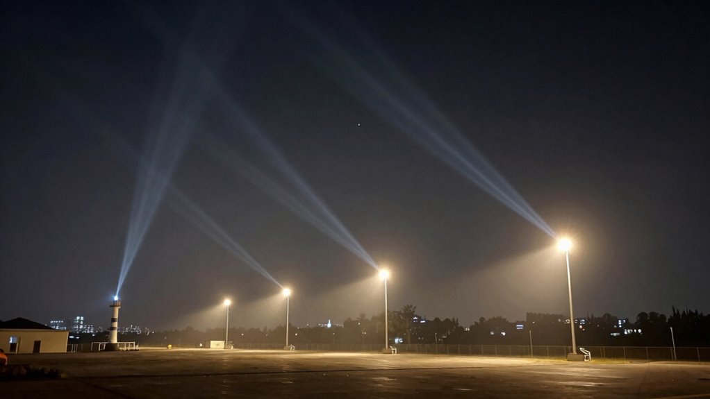 focused long distance illumination