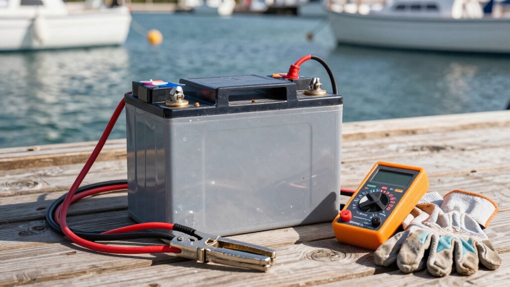 gather household battery testing tools