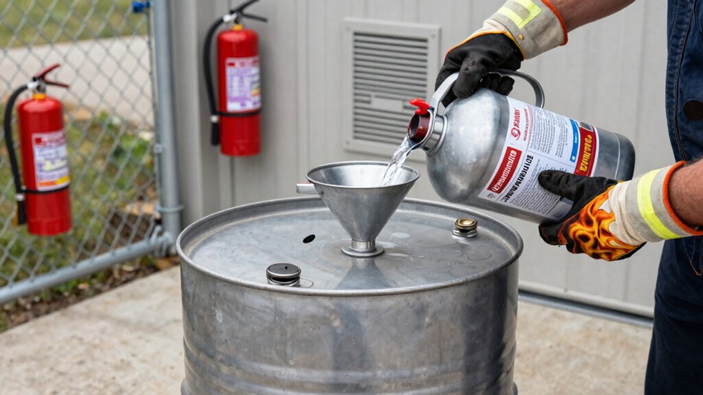 handle fuel safely carefully