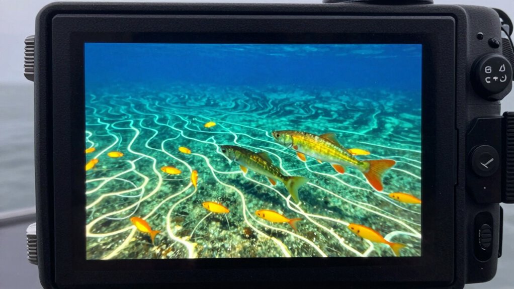 identify bait fish patterns