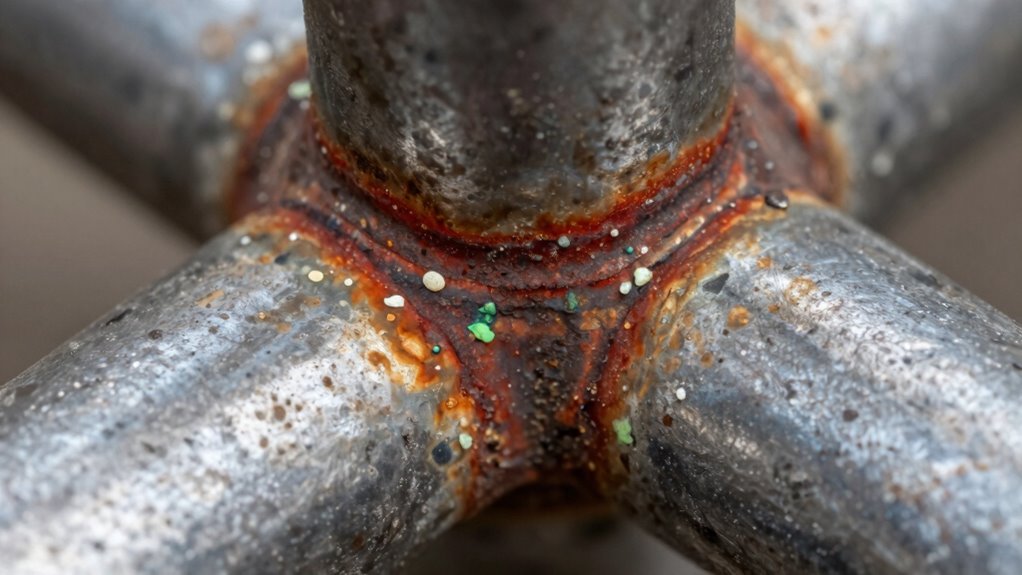 identify corrosion through visual cues