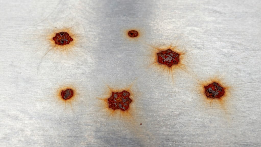 identify stainless steel rust