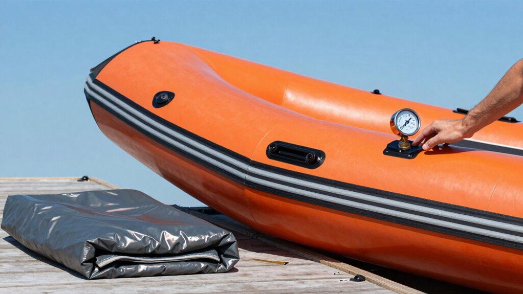 inflate inspect clean store