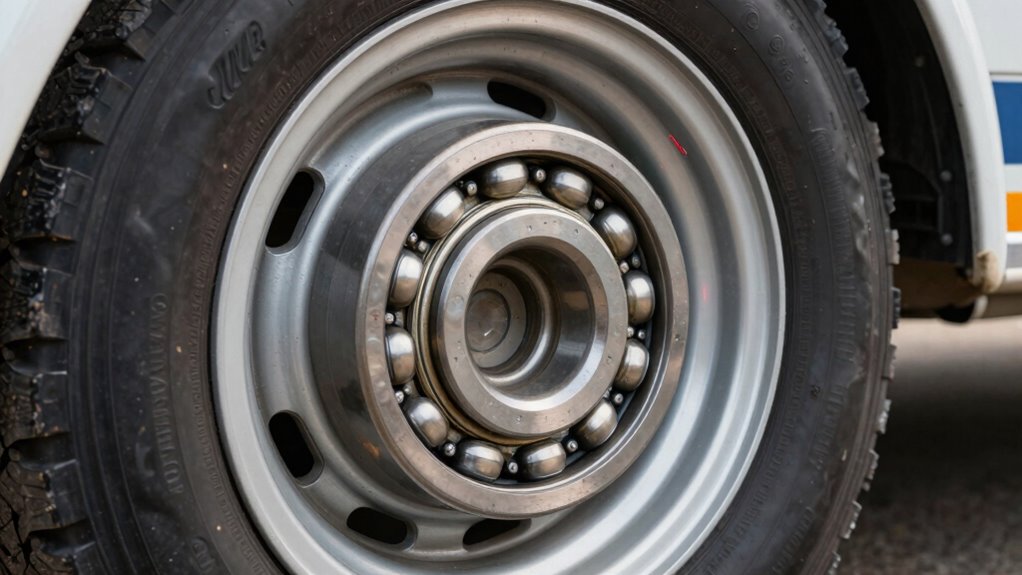 inspect bearings for damage