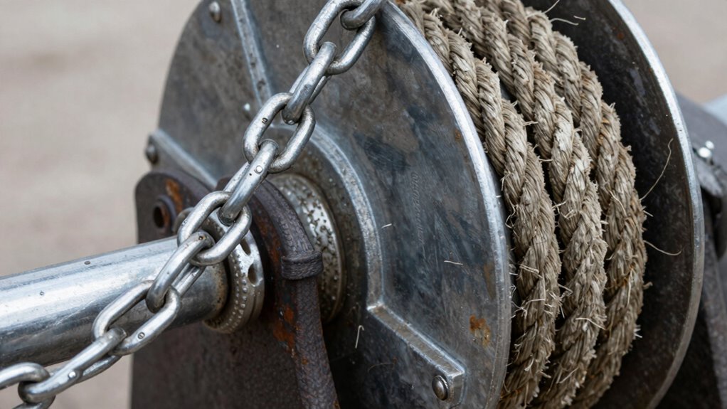 inspect chain and rope integrity